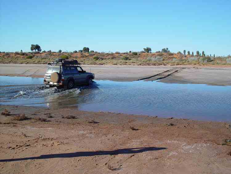 crossing a salt creek