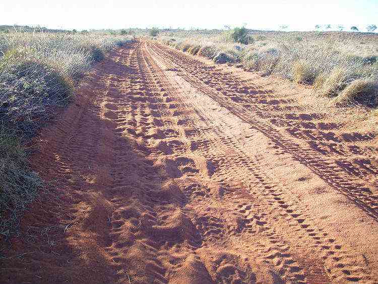 corrugated track